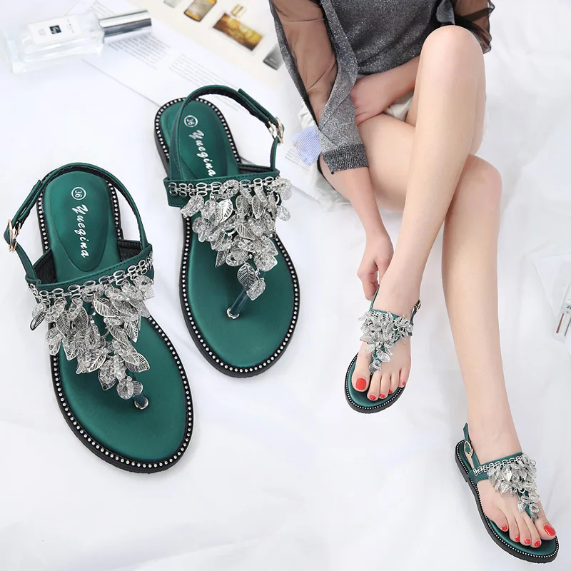metal leaves summer sandals women crystal beading platform sandalias rivets around metal pendant tongs flipflops woman mulesy581
metal leaves summer sandals women crystal beading platform sandalias rivets around metal pendant tongs flipflops woman mulesy581