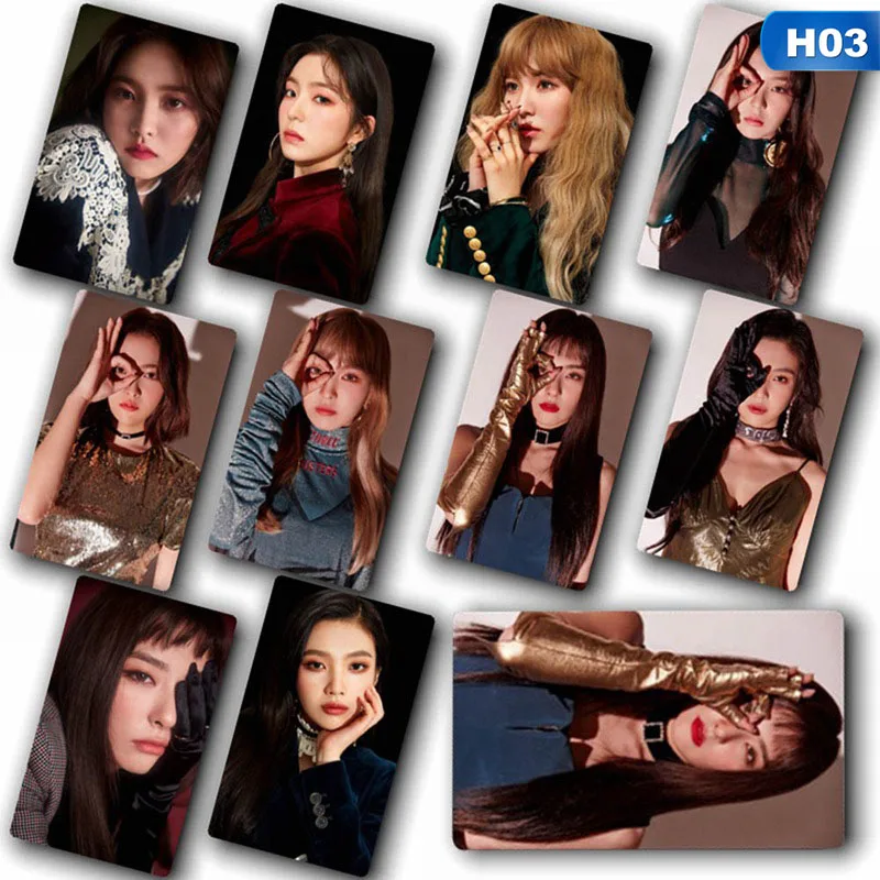 10pcs/set Kpop Red Velvet Perfect Sticky Crystal Photo Card Sticker Photograph LOMO Cards
10pcs/set Kpop Red Velvet Perfect Sticky Crystal Photo Card Sticker Photograph LOMO Cards