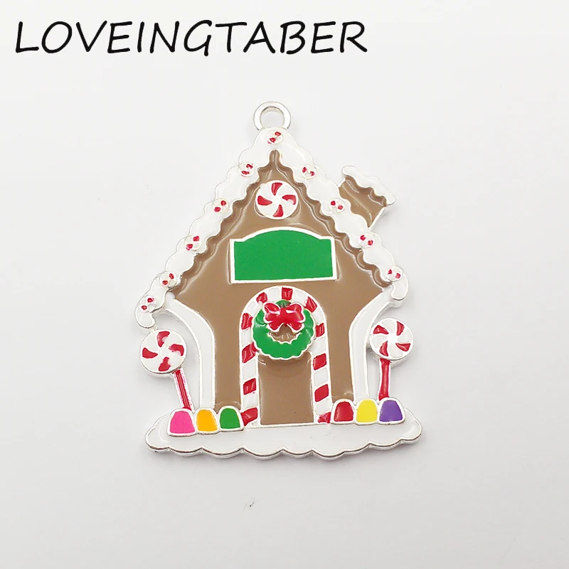 Newest 45mm*35mm 10pcs /lot Full Enamel Santa's Workshop Pendant For Kids Xmas Necklace Making
Newest 45mm*35mm 10pcs /lot Full Enamel Santa's Workshop Pendant For Kids Xmas Necklace Making