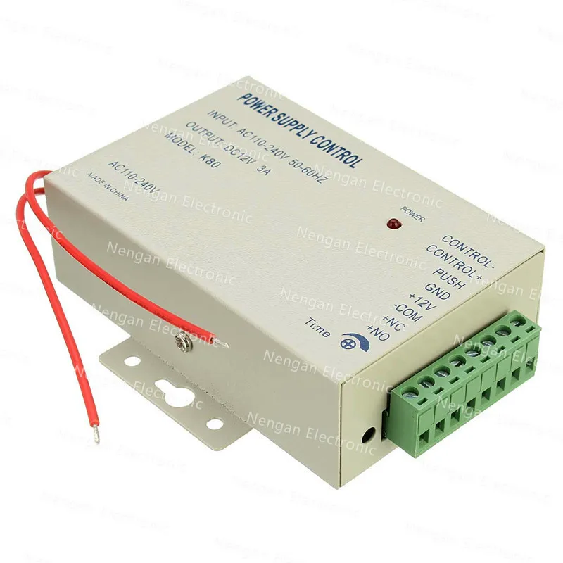 Small Power Supply mini power AC 110~240V 50-60HZ to DC12v 3A 36w Power Supply Controller for Door Access Control System Use
Small Power Supply mini power AC 110~240V 50-60HZ to DC12v 3A 36w Power Supply Controller for Door Access Control System Use