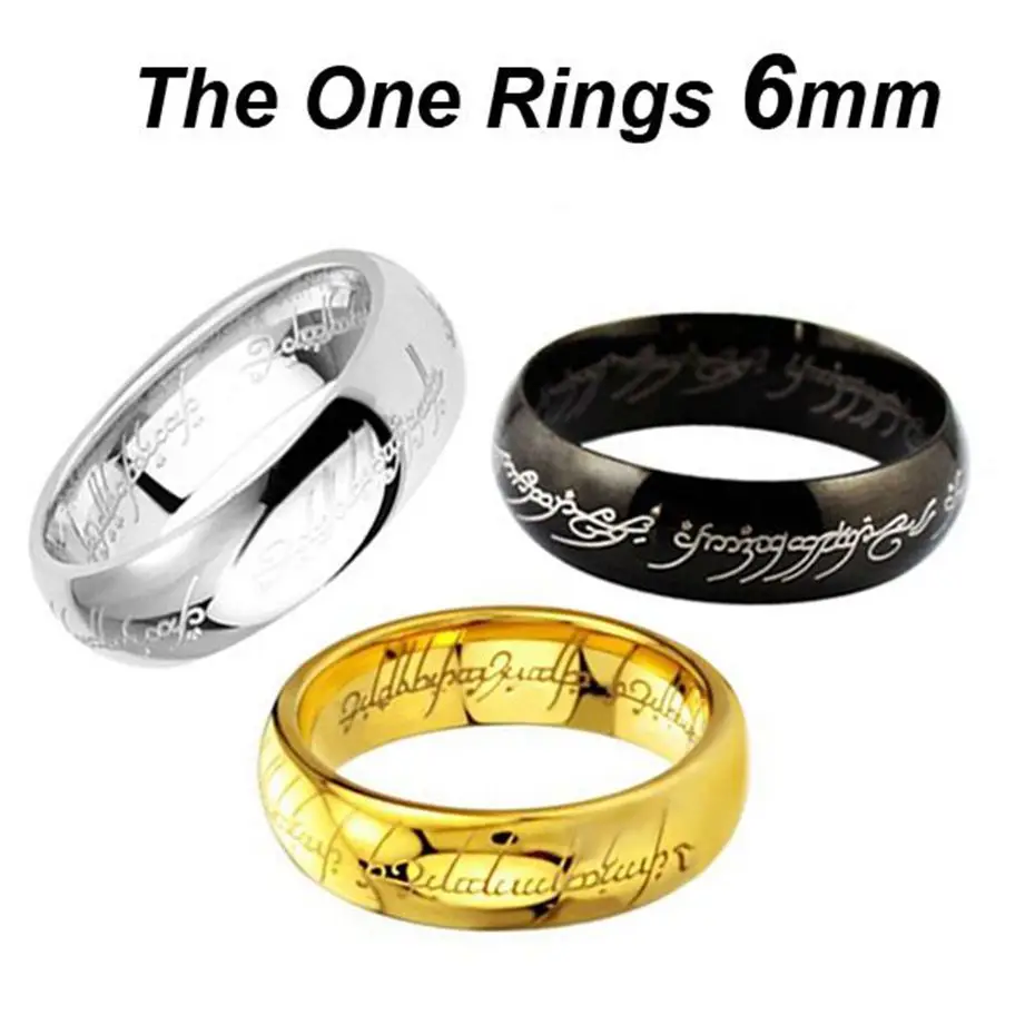 Fashion Midi Finger Rings Stainless Steel One Ring of Power Silver Plated the Lord of Ring Lovers Wedding Jewelry Wholesale
Fashion Midi Finger Rings Stainless Steel One Ring of Power Silver Plated the Lord of Ring Lovers Wedding Jewelry Wholesale