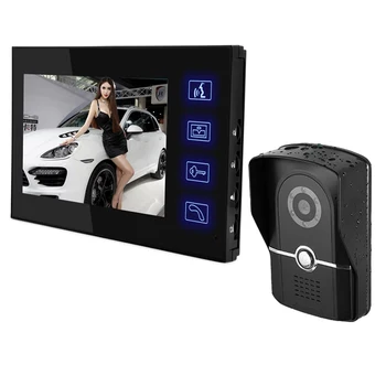 New 7 Inch Wired LCD Video Doorphone Unlock Doorbell Home Security Monitor IR Camera Intercom System No Radiation Doorphone
New 7 Inch Wired LCD Video Doorphone Unlock Doorbell Home Security Monitor IR Camera Intercom System No Radiation Doorphone