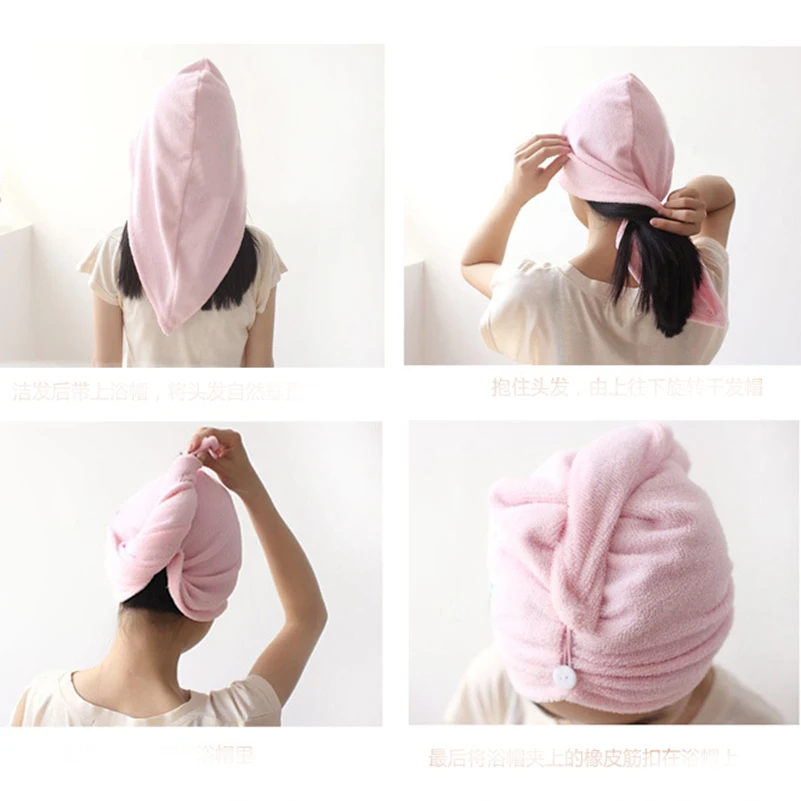 Super-absorbent-Lovely-Hair-Towel-Turban-Hair-Drying-Cap-Bathrobe-Hat-Head-Wrap-Quick-Dry-Bathroom