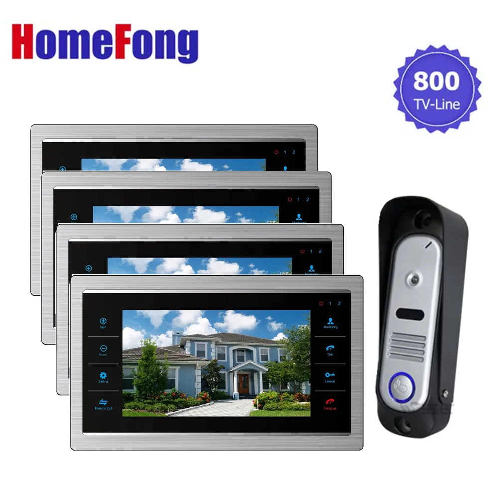 Homefong video Doorbell Camera Intercom Monitor 7 inch Touch Screen 1V4 SD Card Support Dualway Talk door phone security system
Homefong video Doorbell Camera Intercom Monitor 7 inch Touch Screen 1V4 SD Card Support Dualway Talk door phone security system