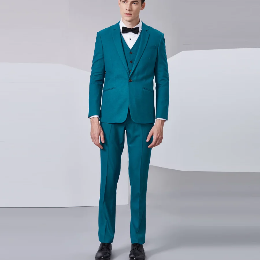 Wedding Suit Groom Tuxedos Business Suit Blazer Men 3 Pieces (Jacket+Vest+Pants) Skinny Single Breasted Mens Stage Wear 2019
Wedding Suit Groom Tuxedos Business Suit Blazer Men 3 Pieces (Jacket+Vest+Pants) Skinny Single Breasted Mens Stage Wear 2019