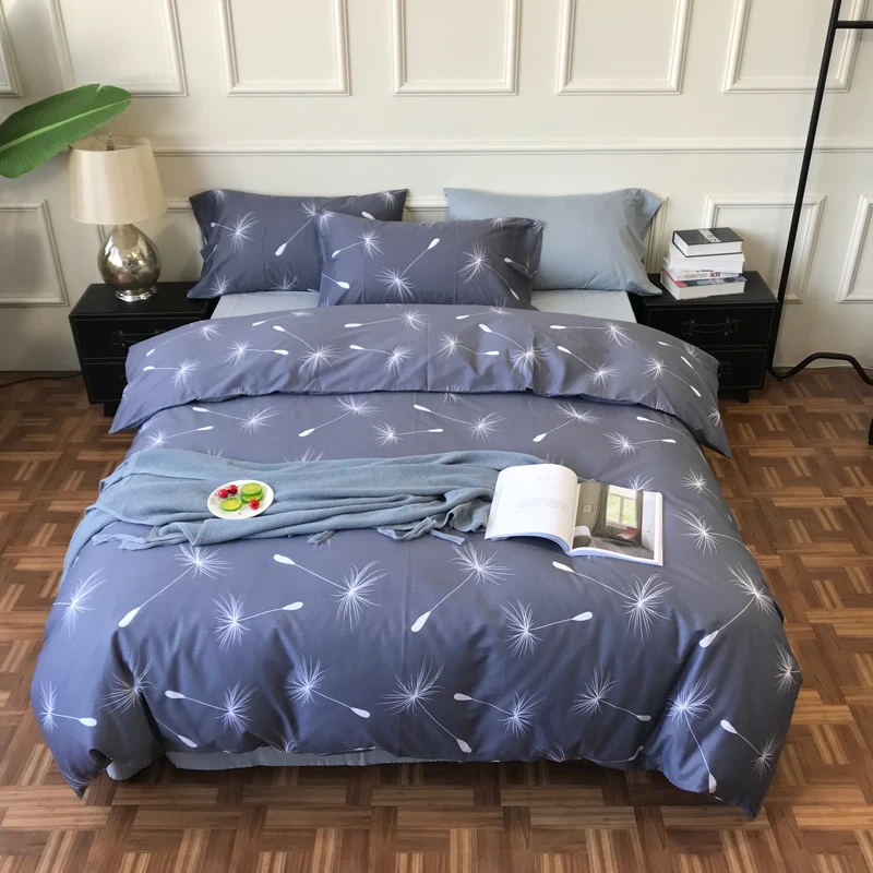 iDouillet Stylish Flower Print Bedding Set 100% Cotton Floral Bed Sheet Pillowcases Quilt Duvet Cover Dark Gray Queen King Size
iDouillet Stylish Flower Print Bedding Set 100% Cotton Floral Bed Sheet Pillowcases Quilt Duvet Cover Dark Gray Queen King Size