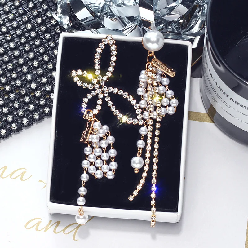 exaggeration set dangle butterfly earrings female Korean temperament asymmetrical pearl set long tassel earrings for women
exaggeration set dangle butterfly earrings female Korean temperament asymmetrical pearl set long tassel earrings for women
