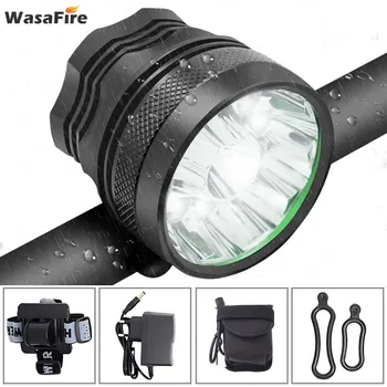 Waterproof 12* T6 LED light 2 in 1 Headlight 20000lm Bicycle Front Lights Bike Light +9600mAh Battery Pack+Charger for Cycling
Waterproof 12* T6 LED light 2 in 1 Headlight 20000lm Bicycle Front Lights Bike Light +9600mAh Battery Pack+Charger for Cycling