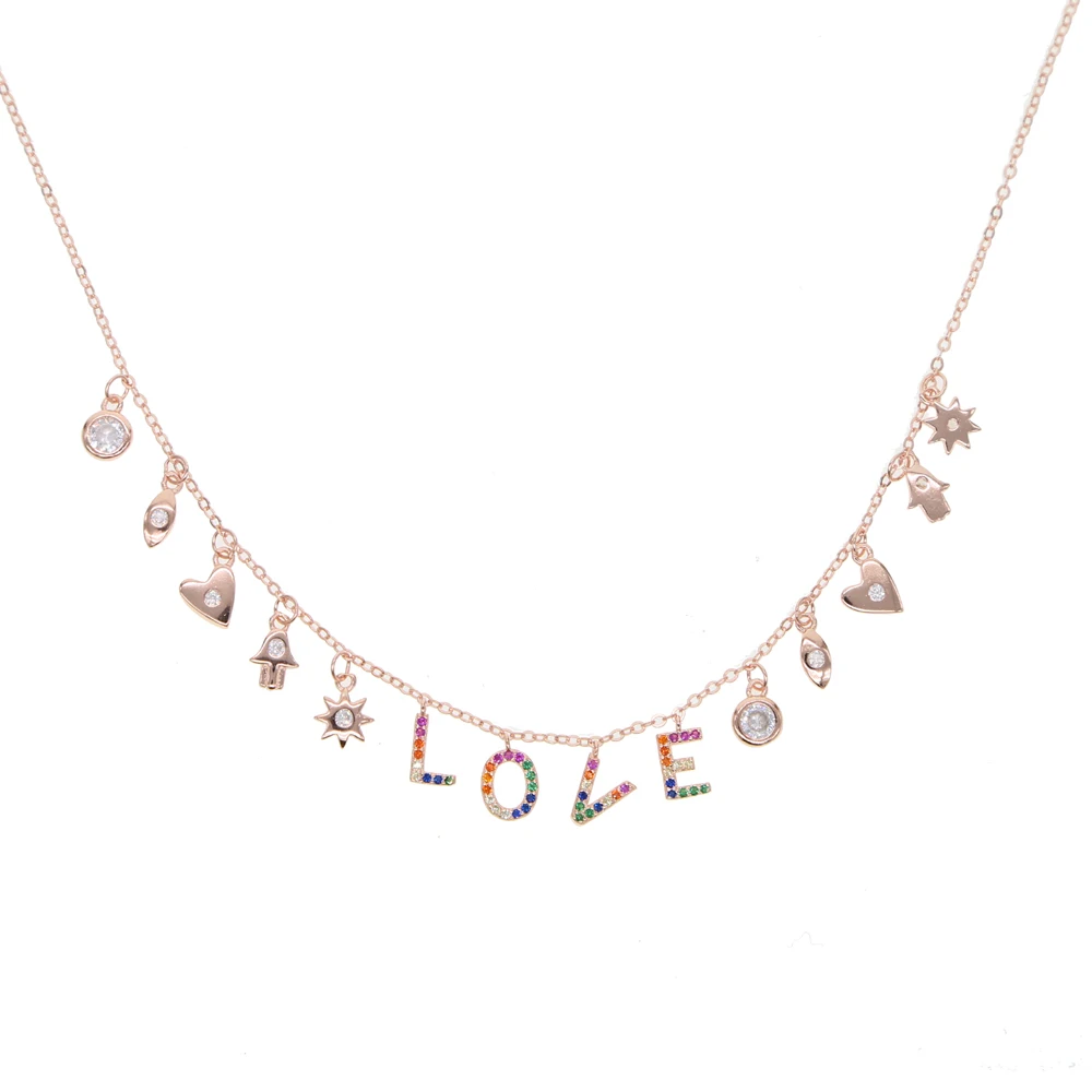 2019 Valentine's Day Women girl colorful rainbow CZ Choker Necklace 925 sterling silver delicate Initial Letter drip cz charm
2019 Valentine's Day Women girl colorful rainbow CZ Choker Necklace 925 sterling silver delicate Initial Letter drip cz charm