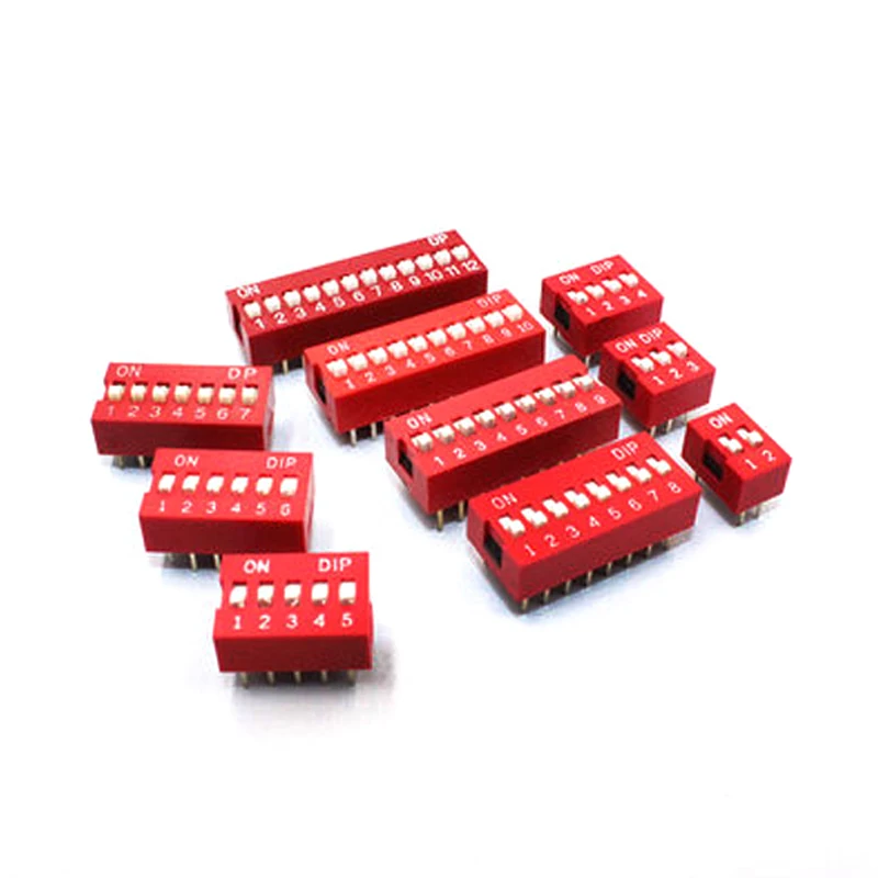 10pcs H026 DIP Slide Switch electric button toggle switches Type Red 2.54 mm Pitch 2 Row 2p 3p 4p 5p 6p 8p 10p power button
10pcs H026 DIP Slide Switch electric button toggle switches Type Red 2.54 mm Pitch 2 Row 2p 3p 4p 5p 6p 8p 10p power button
