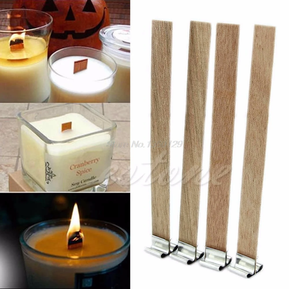 10Pcs 8mm x 90mm Candle Wood Wick with Sustainer Tab Candle Making Supply Oct17 Drop ship
10Pcs 8mm x 90mm Candle Wood Wick with Sustainer Tab Candle Making Supply Oct17 Drop ship