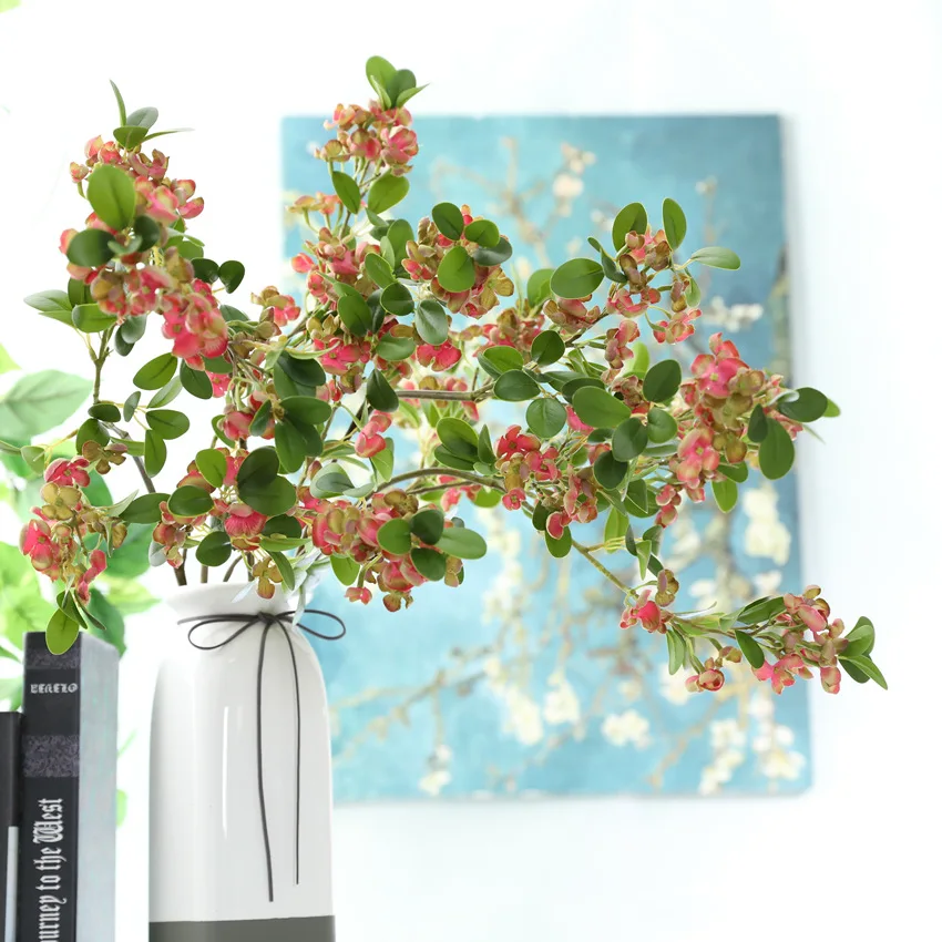 87cm 3 Branches Artificial Silk Hydrangea Flower Branch with Real Touch Leaves for Home Wedding Decoration Fake Flower
87cm 3 Branches Artificial Silk Hydrangea Flower Branch with Real Touch Leaves for Home Wedding Decoration Fake Flower