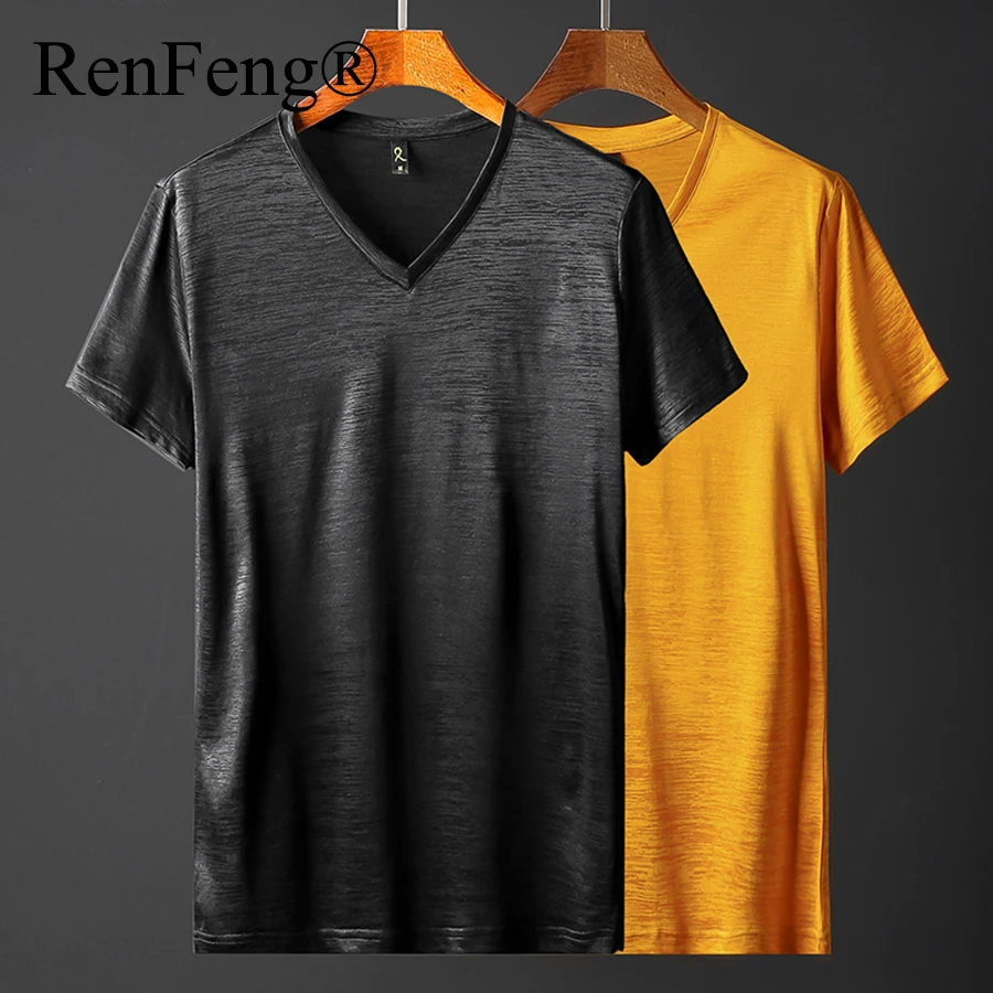 2pc Mercerized cotton 2019 Cool T Shirt Men Ice Silk Hip Hop Basic Blank Gold T-shirt For Mens Fashion Tshirt Summer Top Tee
2pc Mercerized cotton 2019 Cool T Shirt Men Ice Silk Hip Hop Basic Blank Gold T-shirt For Mens Fashion Tshirt Summer Top Tee