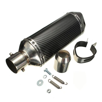 Universal 38-51mm Black Carbon Fiber Exhaust Muffler Pipe With Removable DB Killer For Street Motorcycle
Universal 38-51mm Black Carbon Fiber Exhaust Muffler Pipe With Removable DB Killer For Street Motorcycle