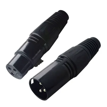 10 Pieces XLR 3 Pin Cannon Connector XLR Plug Male 3 pole female Jack MIC Audio connector
10 Pieces XLR 3 Pin Cannon Connector XLR Plug Male 3 pole female Jack MIC Audio connector