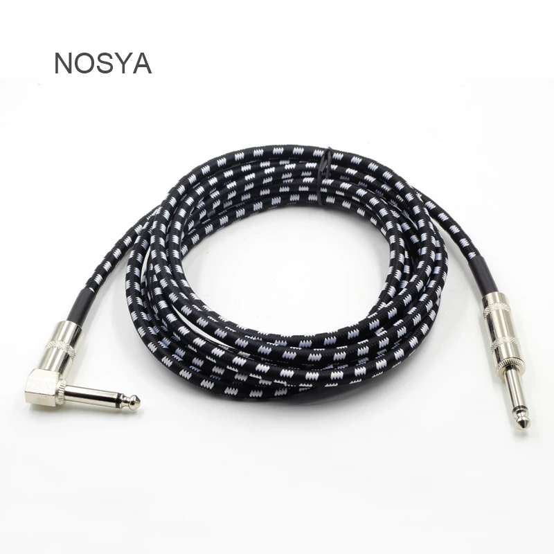 NOSYA electric guitar cable 3 m 6 m bass conductor guitar effect speaker cable elbow VS straight head
NOSYA electric guitar cable 3 m 6 m bass conductor guitar effect speaker cable elbow VS straight head