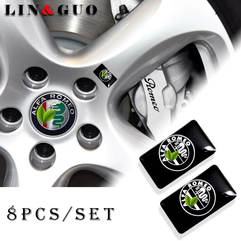 8pcs Car styling Steering wheel 3D small Emblem Sticker Wheel Decal Fit for Alfa romeo Giulia Stelvio Alfa giulietta 147 159
8pcs Car styling Steering wheel 3D small Emblem Sticker Wheel Decal Fit for Alfa romeo Giulia Stelvio Alfa giulietta 147 159