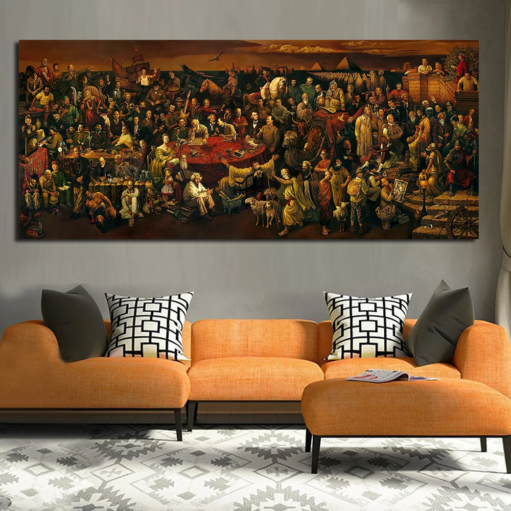 JQHYART Discussing The Divine Comedy With Dante Wall Pictures For Living Room Canvas Art Home Decor Modern No Frame
JQHYART Discussing The Divine Comedy With Dante Wall Pictures For Living Room Canvas Art Home Decor Modern No Frame