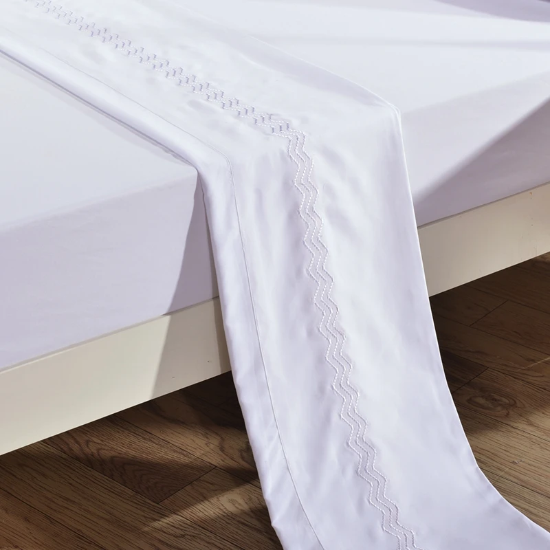 A Piece Solid Color Sanding Embroidery Flat Bed Sheet Queen King Home Bed Sheet Home Hotel Bedding Navy Beige White Blue #320 
A Piece Solid Color Sanding Embroidery Flat Bed Sheet Queen King Home Bed Sheet Home Hotel Bedding Navy Beige White Blue #320