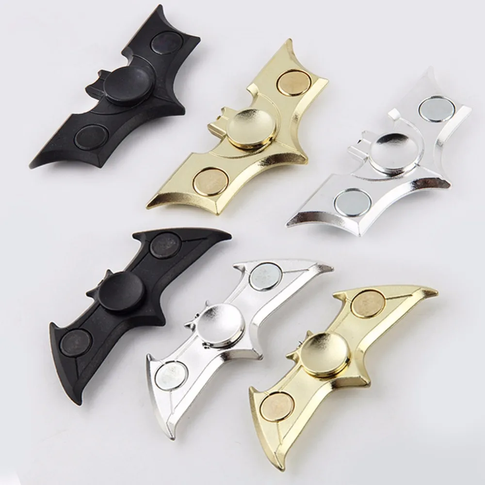 New Hand Spinner Batman Shape Plated with Metal Three Color Pressure Release Fashion Trend Toy Fidget Spinner
New Hand Spinner Batman Shape Plated with Metal Three Color Pressure Release Fashion Trend Toy Fidget Spinner