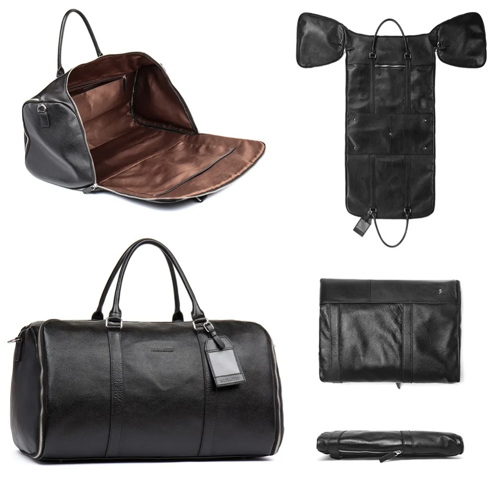 BOSTANTEN Genuine Leather Travel Bag Weekender Overnight Duffel Bag Gym Sports Luggage Tote Duffle Bags For Men & Women
BOSTANTEN Genuine Leather Travel Bag Weekender Overnight Duffel Bag Gym Sports Luggage Tote Duffle Bags For Men & Women