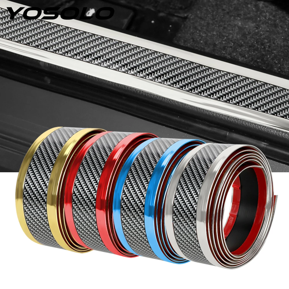 YOSOLO Car Trim Bumper Strip DIY Door Sill Protector Edge Guard Rubber Moulding Strip 2M Rear Bumper Sticker
YOSOLO Car Trim Bumper Strip DIY Door Sill Protector Edge Guard Rubber Moulding Strip 2M Rear Bumper Sticker