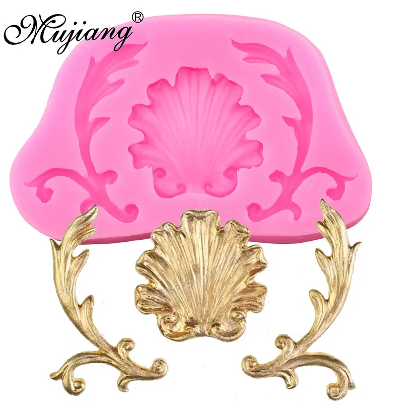 Mujiang European Baroque Scrolls Corner Shell Silicone Mold Fondant Gumpaste Polymer Clay Chocolate Molds Cake Decorating Tools
Mujiang European Baroque Scrolls Corner Shell Silicone Mold Fondant Gumpaste Polymer Clay Chocolate Molds Cake Decorating Tools