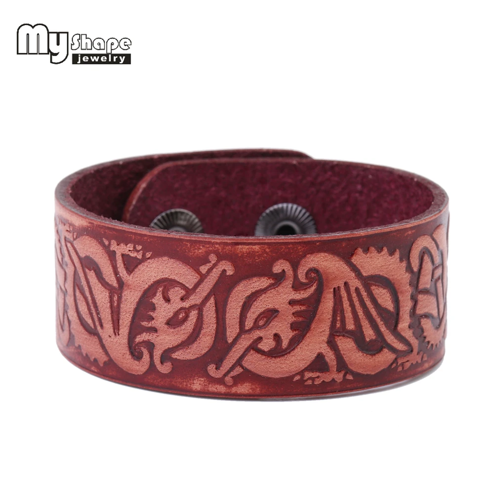 my shape Dark Brown Phoenix Fashion Jewelry Alloy Button Bracelet Leather Bracelet Men Casual Vintage Punk Bracelet Dropshipping
my shape Dark Brown Phoenix Fashion Jewelry Alloy Button Bracelet Leather Bracelet Men Casual Vintage Punk Bracelet Dropshipping