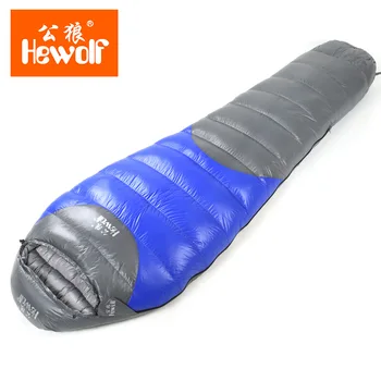Hewolf thick -15~-30 degree warm white duck down sleeping bag adult winter camping light duck mummy sleeping bag blue grey color
Hewolf thick -15~-30 degree warm white duck down sleeping bag adult winter camping light duck mummy sleeping bag blue grey color