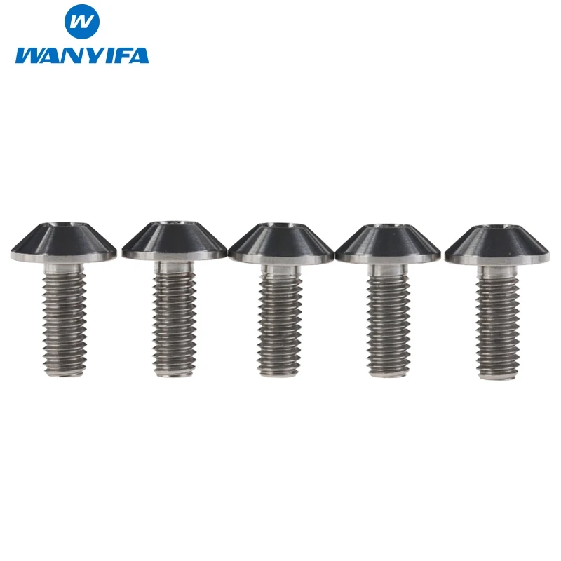 5 pcs Titanium Ti bolts Screws M6X15mm M6*15mm Screws Bike Accessories Motorcycle Brake Screw
5 pcs Titanium Ti bolts Screws M6X15mm M6*15mm Screws Bike Accessories Motorcycle Brake Screw