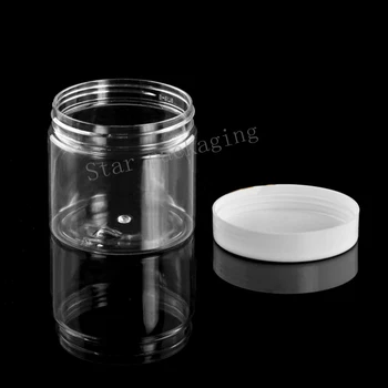 200g empty transparent small round plastic display pot clear cosmetic cream jar balm container Mini sample container packaging
200g empty transparent small round plastic display pot clear cosmetic cream jar balm container Mini sample container packaging
