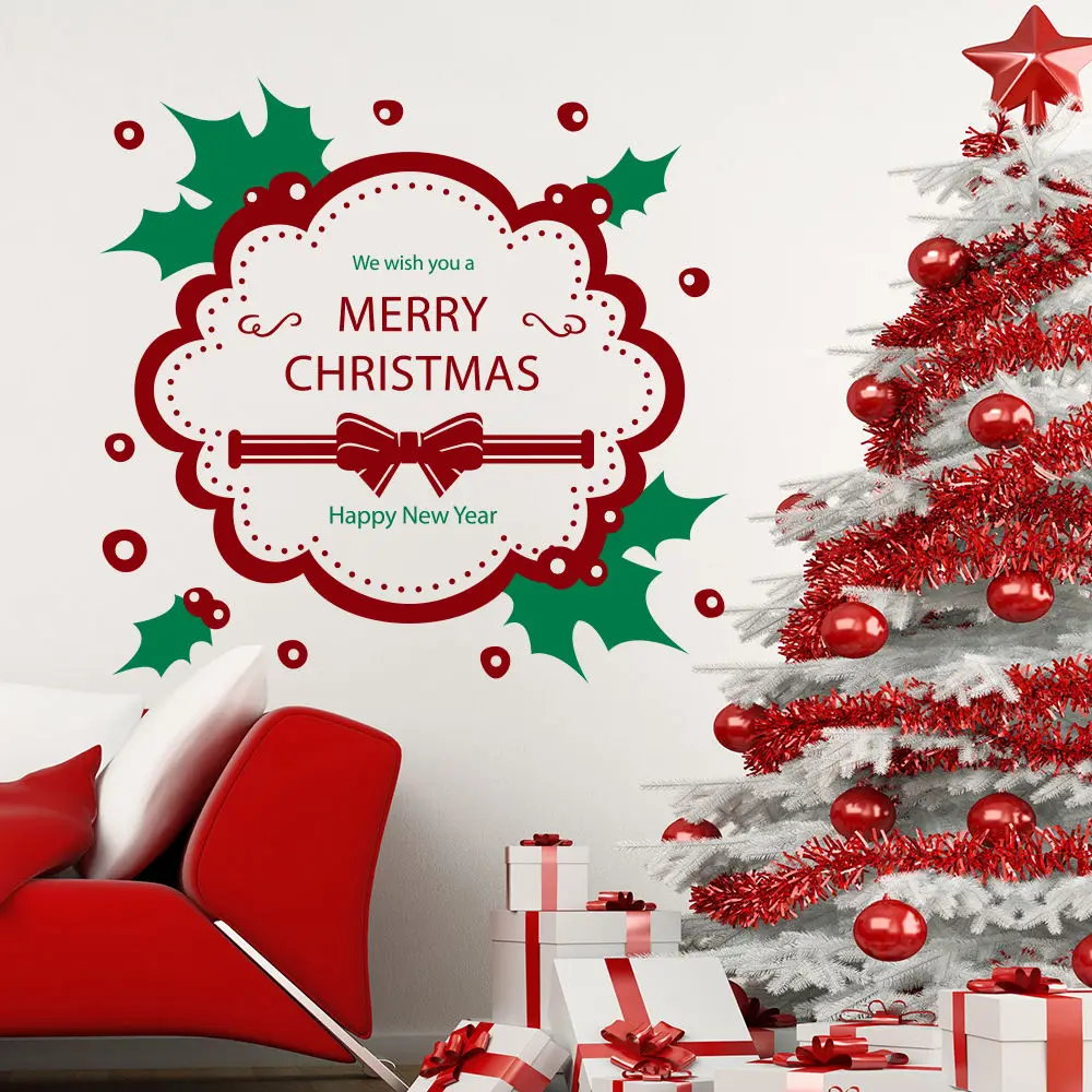 YOYOYU Christmas Wall Decals Wreath Colorful Home Door Decor Vinyl Wall Mural Kinds Of Color Christmas Wall Mural Y-725
YOYOYU Christmas Wall Decals Wreath Colorful Home Door Decor Vinyl Wall Mural Kinds Of Color Christmas Wall Mural Y-725