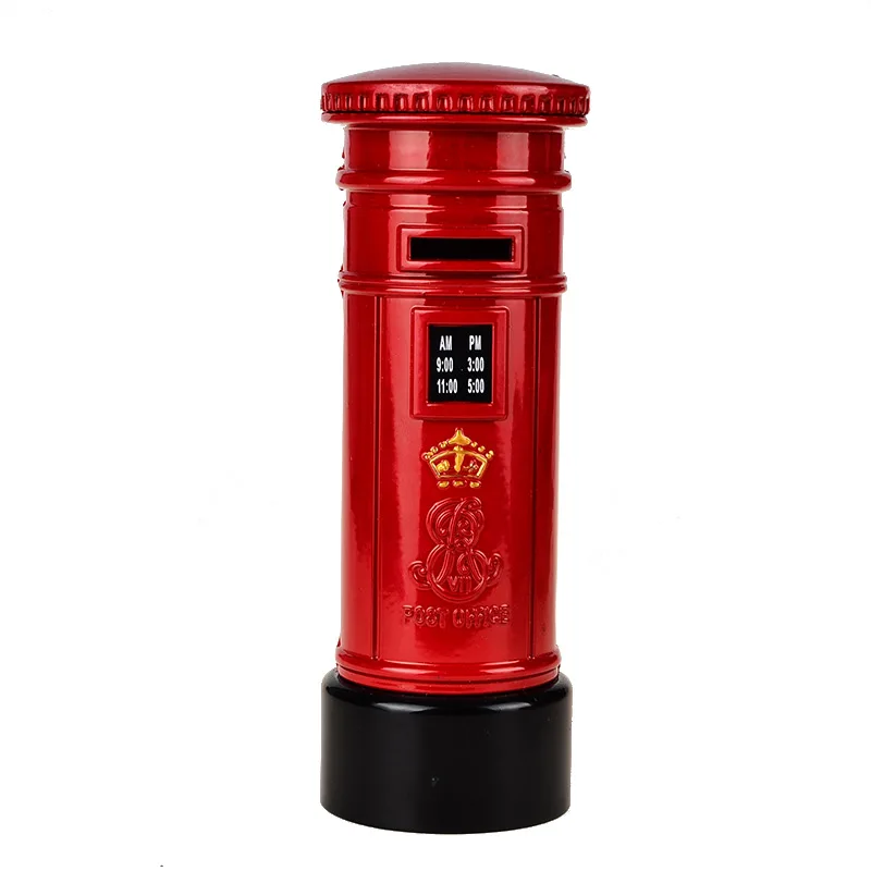 BOHS Alloy Metal British Style London Mailbox Telephone Booth Post Office Coin Money Bank Model Birthday Gift 15*5.5cm
BOHS Alloy Metal British Style London Mailbox Telephone Booth Post Office Coin Money Bank Model Birthday Gift 15*5.5cm