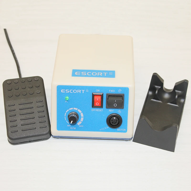 35K RPM Dental Lab, Jewellery, Nail File & Podology Polishing Control Unit Electric Micromotor Marathon Escort-III no Handpiece
35K RPM Dental Lab, Jewellery, Nail File & Podology Polishing Control Unit Electric Micromotor Marathon Escort-III no Handpiece