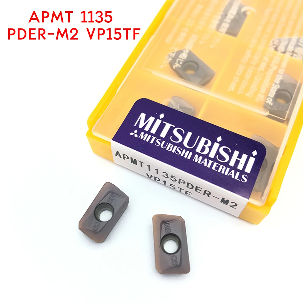 APMT1135 M2 VP15TF carbide inserts Turning tool APMT 1135 Face Mill Lathe Tools Milling cutter CNC tool APMT1135PDER
APMT1135 M2 VP15TF carbide inserts Turning tool APMT 1135 Face Mill Lathe Tools Milling cutter CNC tool APMT1135PDER