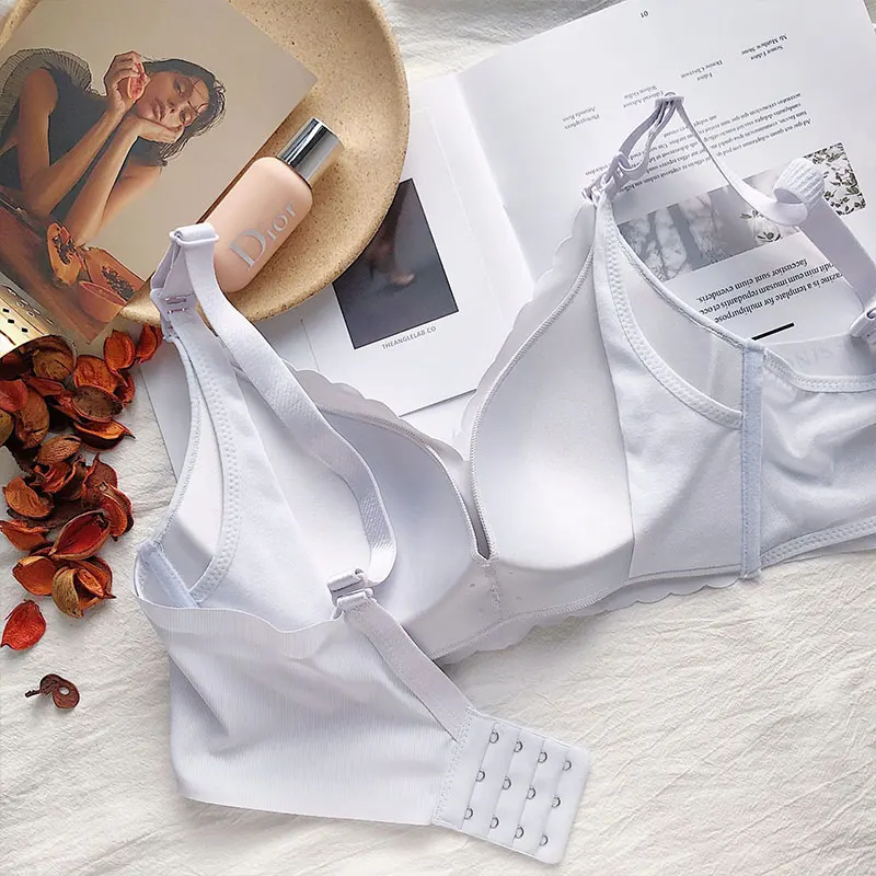 Хлопковый бюстгальтер для кормления 