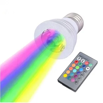 E27 E14 RGB LED Bulb Lamp Color Changeable LED Spotlight Magic Lighting With IR Remote Controler for Party Christmas Decoration
E27 E14 RGB LED Bulb Lamp Color Changeable LED Spotlight Magic Lighting With IR Remote Controler for Party Christmas Decoration