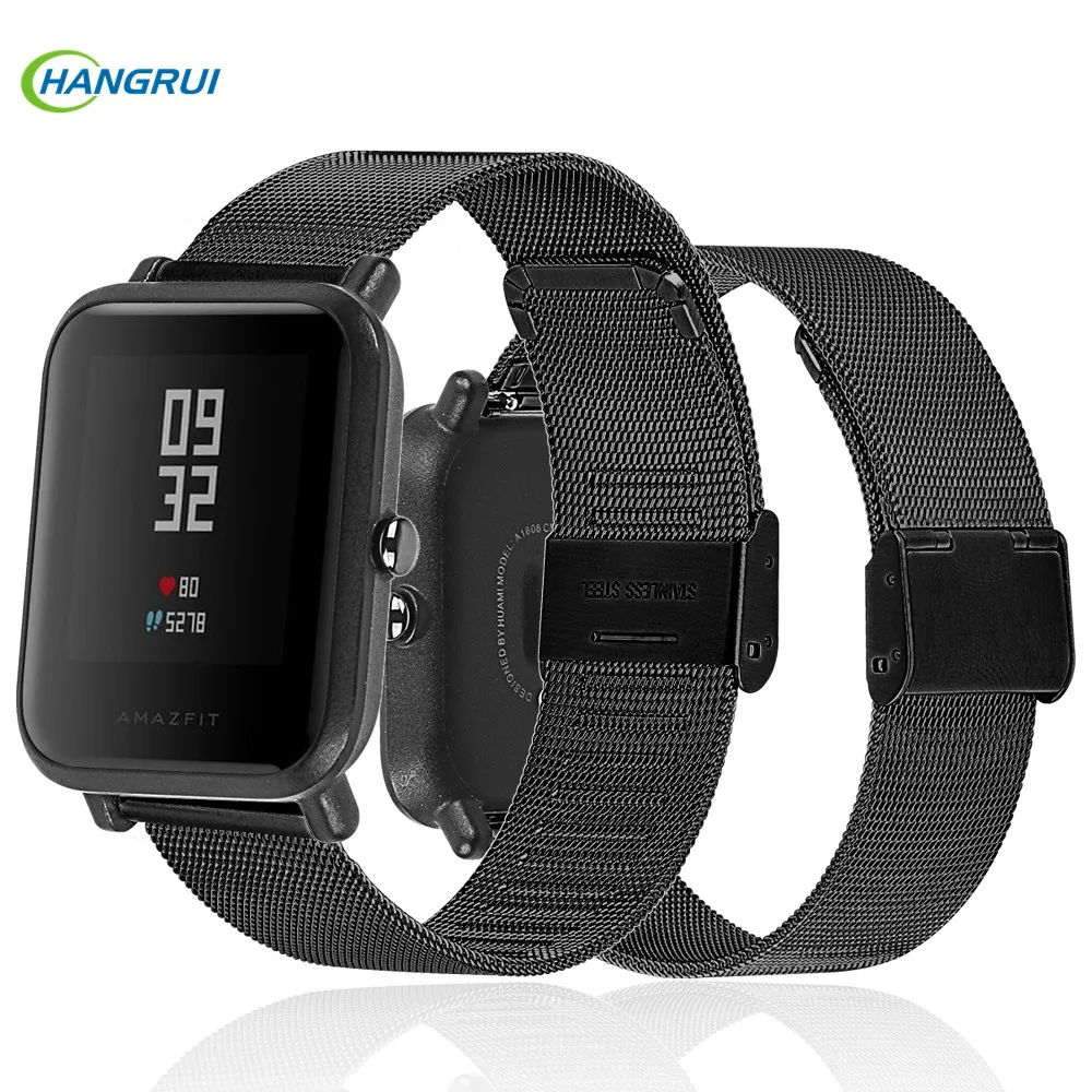 For Amazit Bip Strap Sport Version 22MM Stainless Steel Watchband For Huami Amazfit Bip Bit Youth 20MM Milanese Metal Wristband
For Amazit Bip Strap Sport Version 22MM Stainless Steel Watchband For Huami Amazfit Bip Bit Youth 20MM Milanese Metal Wristband
