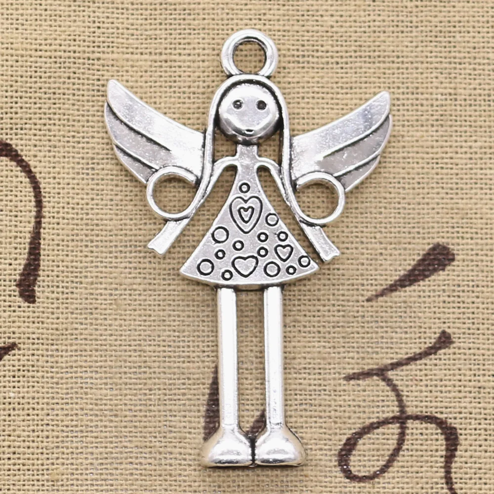 5pcs Charms angel 58x38mm Antique Silver Bronze Plated Pendants Making DIY Handmade Tibetan Silver Bronze Jewelry
5pcs Charms angel 58x38mm Antique Silver Bronze Plated Pendants Making DIY Handmade Tibetan Silver Bronze Jewelry