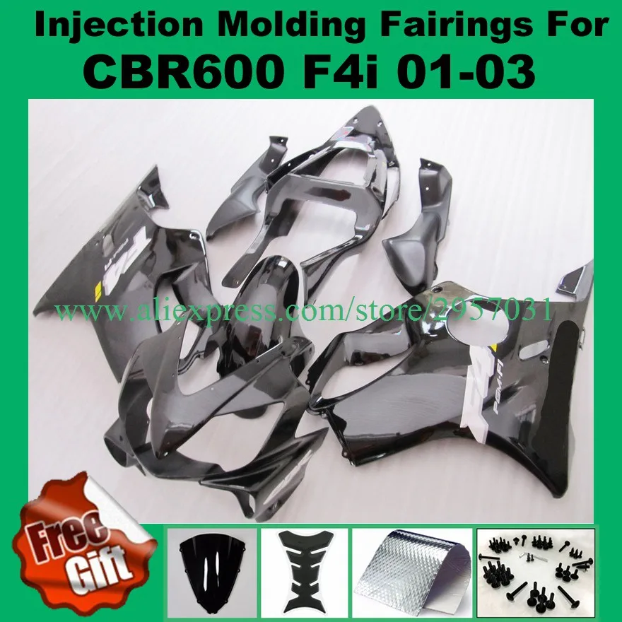 Free screws+gifts For Honda CBR 600 F4i 2001 2002 2003 Injection ABS Plastic motorcycle Fairing Kit Glossy black 01 02 03
Free screws+gifts For Honda CBR 600 F4i 2001 2002 2003 Injection ABS Plastic motorcycle Fairing Kit Glossy black 01 02 03