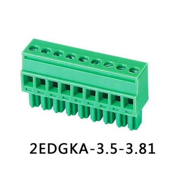 3.5mm Plug-in Terminal Block 2EDGKA-3.5 IEC:300V8A UL:250V7A,Side Cable Connection, 3.5mm Plug in terminal block,28-16AWG
3.5mm Plug-in Terminal Block 2EDGKA-3.5 IEC:300V8A UL:250V7A,Side Cable Connection, 3.5mm Plug in terminal block,28-16AWG