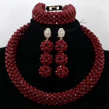 Charms Burgundy Wine African Costume Party Crystal Jewelry Set Choker Necklace Bracelet Earrings Set Free Shipping WA607
Charms Burgundy Wine African Costume Party Crystal Jewelry Set Choker Necklace Bracelet Earrings Set Free Shipping WA607