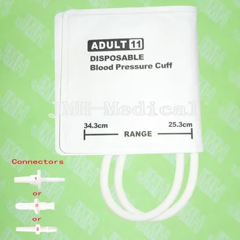 Disposable adult #11 dual tube NIBP cuff of Non-wovens,suitable 25.3-34.3cm arm cricumference,without gasbag.
Disposable adult #11 dual tube NIBP cuff of Non-wovens,suitable 25.3-34.3cm arm cricumference,without gasbag.