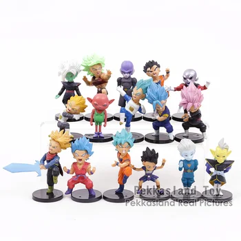 Dragon Ball Super Figures Toys Super Saiyan Son Goku Trunks Vegeta Jiren Kale Grand Priest Zamasu Monaka Hit Cabba 16pcs/set
Dragon Ball Super Figures Toys Super Saiyan Son Goku Trunks Vegeta Jiren Kale Grand Priest Zamasu Monaka Hit Cabba 16pcs/set