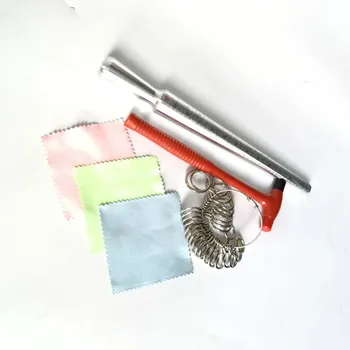 Free Shipping Ring Sizer Set Chuck US / EU / UK Standard Finger Gauge Measuring Stick Sizes Hammer DIY Jewelry Tool Kit
Free Shipping Ring Sizer Set Chuck US / EU / UK Standard Finger Gauge Measuring Stick Sizes Hammer DIY Jewelry Tool Kit
