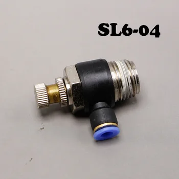 Tube 6mm Thread G 1/2 Pneumatic throttle valve Fitting SL series pneumatically Quick Connector exhaust valve SL6-04
Tube 6mm Thread G 1/2 Pneumatic throttle valve Fitting SL series pneumatically Quick Connector exhaust valve SL6-04
