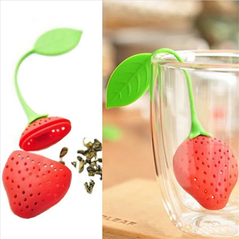 Silicone Strawberry Design Loose Tea Leaf Strainer Herbal Spice Infuser Filter Tools 01O9 2Y6D
Silicone Strawberry Design Loose Tea Leaf Strainer Herbal Spice Infuser Filter Tools 01O9 2Y6D