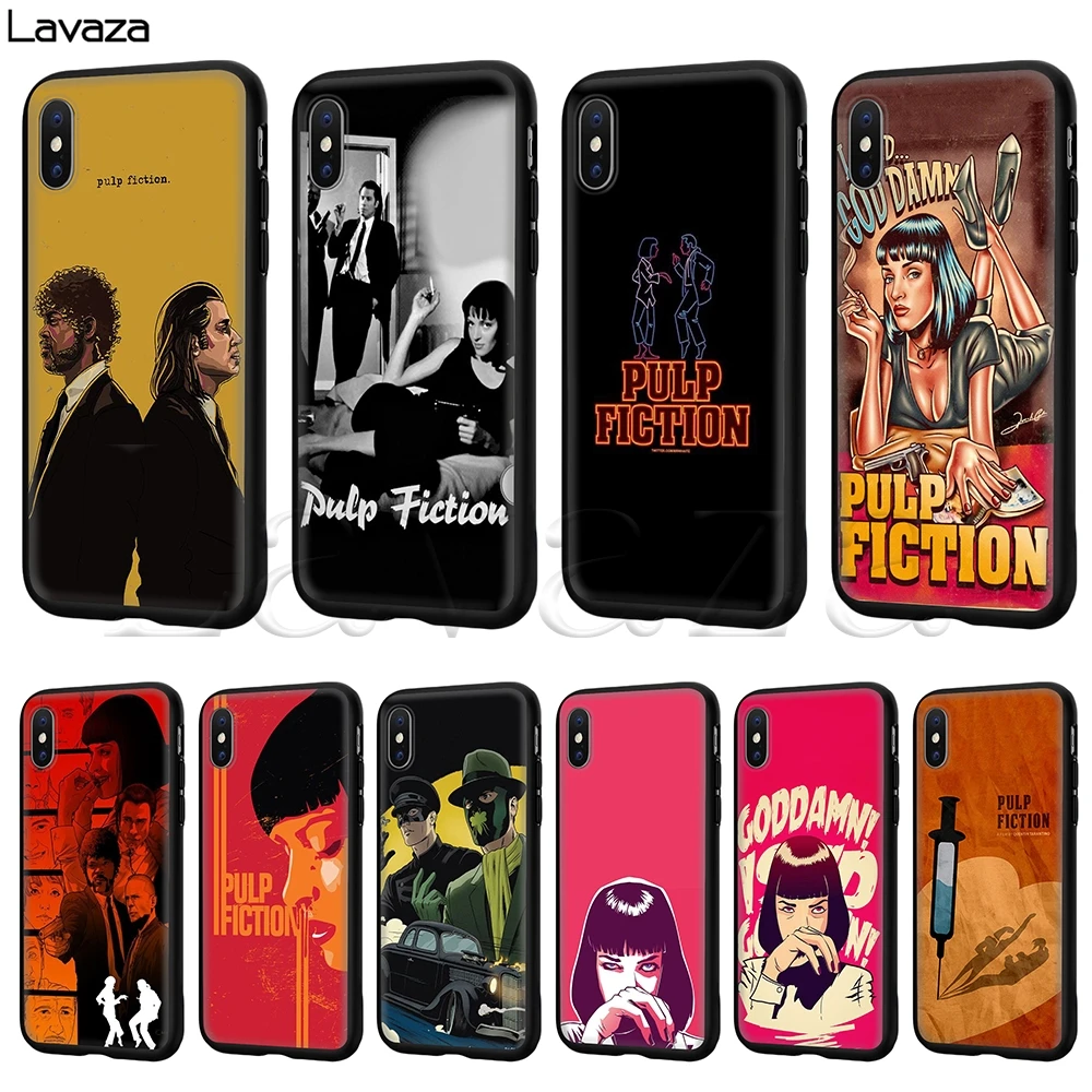 Lavaza PULP FICTION Silicone Soft Case for iPhone 11 Pro XS Max XR X 8 7 6 6S Plus 5 5S SE
Lavaza PULP FICTION Silicone Soft Case for iPhone 11 Pro XS Max XR X 8 7 6 6S Plus 5 5S SE