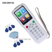 Handheld ZX-copy3 125KHz/13.56MHZ RFID Duplicator Copier Writer Programmer Reader
Handheld ZX-copy3 125KHz/13.56MHZ RFID Duplicator Copier Writer Programmer Reader