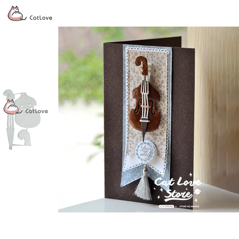 Cello Instrument Metal Cutting Dies Stencils For DIY Scrapbooking Paper Card Decorative Craft Dies Embossing Die Cuts New 2019
Cello Instrument Metal Cutting Dies Stencils For DIY Scrapbooking Paper Card Decorative Craft Dies Embossing Die Cuts New 2019